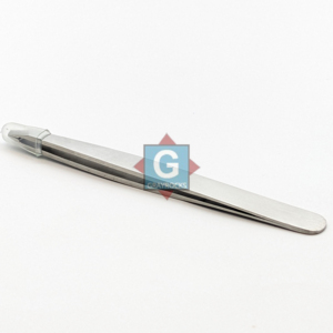 Slanted Stainless Steel Eyelash Extension Tweezers Precision Beauty <b>Tool</b> Makeup Instrument - Product Image 4
