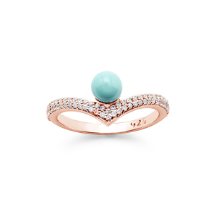 Dainty Genuine Round Shape Turquoise Gemstone Minimal <b>Ring</b> Multi Plated Pure <b>925</b> Sterling <b>Silver</b> CZ Micro Pave Fine <b>Ring</b> Jewelry - Product Image 5