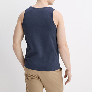 Débardeur de sport pour homme en pur coton, séchage rapide, pour la musculation et le fitness, coupe ajustée - Product Image 5