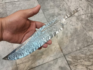 High Carbon Damascus <b>Kitchen</b> Knife Blank Professional Chef Blade for Private <b>Label</b> & Bulk Orders wholesale supplier - Product Image 3