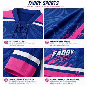 Camiseta de Hockey sobre Hielo Sublimada Personalizada, con Cordones, Transpirable, Uniforme de Práctica de Equipo, Ropa Deportiva de Entrenamiento de Alta Calidad - Product Image 4