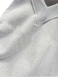 Sudadera Casual para Hombre, Cuello en V, Corte Regular, Mezcla de Poliéster/Algodón, Otoño, con Mangas Caídas - Product Image 2
