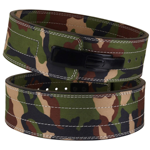 Ceinture en cuir professionnelle avec boucle à levier réglable pour la musculation, le CrossFit, l'haltérophilie et l'entraînement physique - Product Image 5