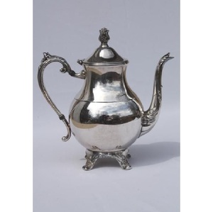 Hot Selling Italian Handcrafted <b>Metal</b> Coffee Pot High Quality Handmade Silver Plated Fancy Tea Pot Luxury Coffee Serving <b>Kettle</b> - Product Image 3