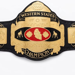 Ceinture de championnat de lutte NWA Western States, taille adulte, réplique - Product Image 5