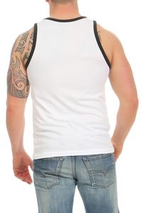Débardeur en maille tricotée en polyester personnalisé pour la musculation et le fitness masculin, broderie, séchage rapide, étiquettes personnalisées - Product Image 4