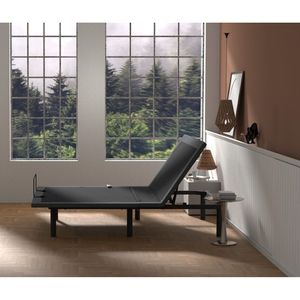 OS4 Queen Base letto regolabile nero e grigio con regolazioni della posizione della testa e del piede - Product Image 4