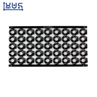 Placa de circuito de doble cara de aceite negro personalizado, placa base de control de iluminación LED PLC