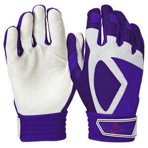 Gants de frappeur de baseball en cuir durables, à doigts complets, respirants, légers, écologiques, confortables, ambidextres, personnalisables - Product Image 2