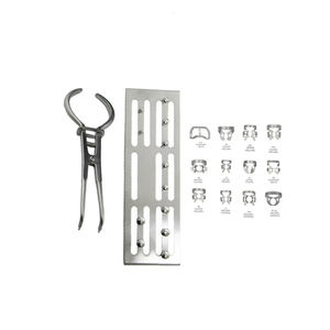 Juego de Instrumentos Quirúrgicos Dentales Nuevos: Lámina de Goma Aislante Dental de Acero Alemán con 11 Pinzas para Endodoncia - Product Image 6