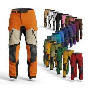 Pantalones de Motociclismo Impermeables de Alto Rendimiento, Pantalones de Motociclista Protectores, Resistentes al Viento, Transpirables, con Armadura, para Motocross - Product Image 1