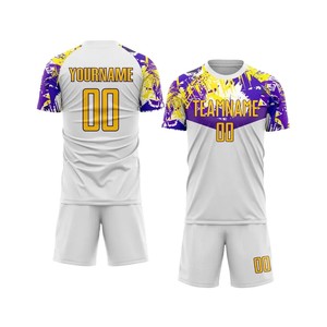 Uniforme de Fútbol Sublimado Profesional OEM, Conjunto de Camiseta de Fútbol Personalizada para Hombre, Ropa Deportiva de Poliéster de Secado Rápido - Product Image 1