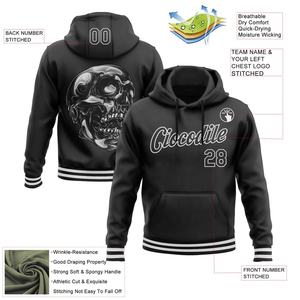 Sudadera con capucha impresa sublimada de poliéster 100% de alta calidad diseño personalizado logotipo bordado 3D Ajuste de gran tamaño impermeable otoño - Product Image 2