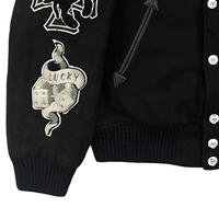 Blouson universitaire homme en laine chenille brodée personnalisée, haute qualité, écologique, respirant, séchage rapide, best-seller hiver