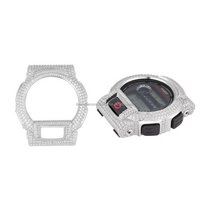 Reloj de Buceo Personalizado de Lujo Dvars Diamond GA37 para Hombre, Caja Plateada, Estilo Urbano Premium, Diamantes Cultivados en Laboratorio, Fecha Automática - Product Image 2