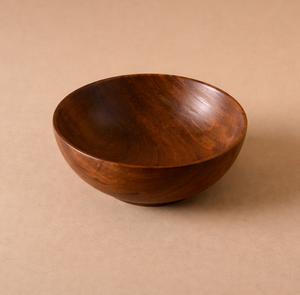 ชามไม้ทำมือระดับพรีเมียม สำหรับเสิร์ฟสลัด ผลไม้ ของตกแต่งโต๊ะอาหาร สไตล์เรียบง่าย ของตกแต่งบ้านและครัว ของขวัญ ผู้ผลิตและจำหน่าย - Product Image 2