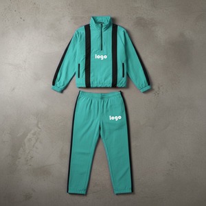 Premium Quality Nylon Polyester Women's Casual Solid Tracksuit Set <b>Zip</b>-<b>up</b> <b>Jacket</b> Lightweight Waterproof Breathable Windbreaker - Product Image 3