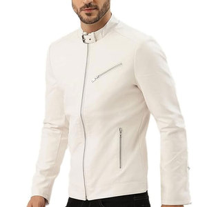 Men's Retro Leather <b>Jacket</b> Slim Fit <b>Vintage</b> Motorcycle Outerwear Stylish Zipper High Street Casual Fashion Winter Classic <b>Biker</b> - Product Image 4