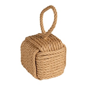 Bola Decorativa de Yute Natural con Asa - Decoración Rústica para el Hogar al por Mayor - Product Image 1