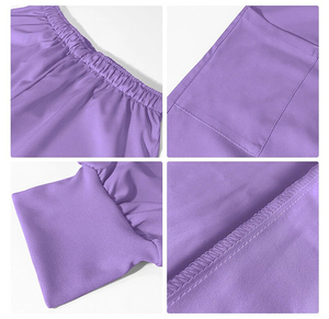 Nouveaux ensembles de blouses et pantalons médicaux personnalisés avec logo pour infirmières, en polyester, rayonne et élasthanne extensible, pour femmes, vente en gros - Product Image 3