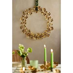 Guirnalda Floral Metálica Hecha a Mano, Adorno de Hierro con Flores Rosadas, Decoración Moderna para Hogar y Bodas, Adorno Colgante para Interiores y Exteriores - Product Image 6