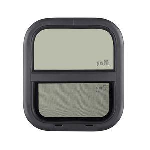 Finestra Scorrevole Verticale Oscurata per Camper 14'' L x 16'' A con Zanzariera e Anello di Fissaggio, Adatta per Spessori Esterni di 15/16'' e 1 3/4'', Accessori Esterni - Product Image 1