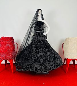 ชุดคอลเลกชั่นอินเดียสุดหรูจากนักออกแบบใหม่ชุดเดรสตาข่ายหนาเต็มตัวทำจากหินแบบชาวซิกันสวยงามชุดเดรสแต่ละชิ้นใหม่ - Product Image 2