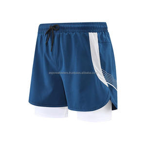 Vêtements de sport unis avec logo personnalisé Short de course athlétique Tissu Oxford Écologique Respirant Séchage rapide de haute qualité 100% - Product Image 4