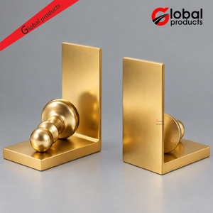 Sujetalibros de Metal con Acabado Dorado de Diseño Innovador, Organizadores de Escritorio con Forma de Manos, Sujetalibros Decorativos Hechos a Mano para Libros - Product Image 2