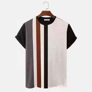 เสื้อยืดผู้ชาย แขนสั้น ผ้าฝ้าย 100% คุณภาพสูง ป้องกันรอยยับ สวมใส่สบาย คอกลม สำหรับฤดูร้อน - Product Image 6
