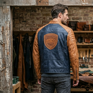 Chaqueta de Cuero para Hombre, Diseño Moderno, Nueva Colección, Chaqueta de Cuero PU, Chaqueta de Cuero Vacuno de Primera Calidad - Product Image 3