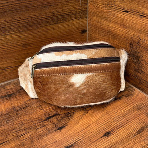 Wholesale New Fashion Custom Outdoor Cowhide Fanny Pack Genuine Leather Hip Bum Bags <b>Belt</b> Bags for <b>Travel</b> Hiking Cycling Running - Product Image 2