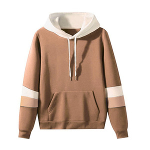 Sweat-shirt à capuche pour homme, coupe classique, motif uni, 100% coton, fermeture éclair quart de tour, impression du logo sur le devant. - Product Image 5