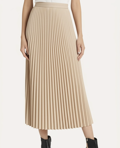 Falda Midi Informal Tejida de Longitud Completa, Fabricada en Vietnam, 100% Poliéster, Transpirable, Cintura Alta, ODM/OEM Vietnam - Product Image 1