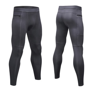 Customized Men Gym Leggings Running <b>Tights</b> Quick Dry Elastic Training Fitness Leggings Comfortable New Arrival Men Gym Leggings - Product Image 1