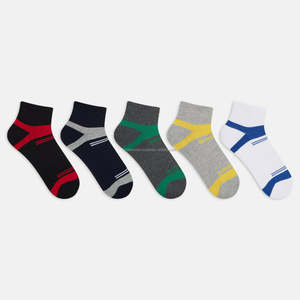 Wholesale Custom Logo Anti-Bacterial Breathable Unisex Cotton Striped Business <b>Socks</b> for Men Women - Product Image 4