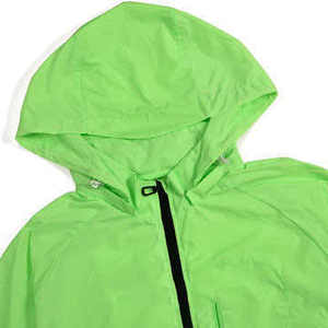 เสื้อแจ็คเก็ตพัฟเฟอร์กันลมสีเขียวมะนาวสำหรับผู้ชาย แบบไม่มีฮู้ด ซิปปิด น้ำหนักเบา ผลิตจากโพลีเอสเตอร์ มีกระเป๋าหน้า สวมใส่สบายๆ สำหรับฤดูใบไม้ร่วง - Product Image 2