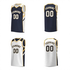 Camiseta de baloncesto personalizada 100% poliéster, ropa de baloncesto, diseños de uniformes, conjuntos de sublimación con patrón de equipo juvenil - Product Image 1