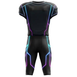 Uniformes de Fútbol Americano Sublimados de Alto Rendimiento, Ropa Deportiva Personalizada para Equipos, Conjuntos de Camisetas de Fútbol Transpirables con Malla - Product Image 3