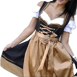 Chất lượng tốt nhất trachten chế độ dirndl oktoberfest Đức Mini dirndl truyền thống bavarian dirndl Ăn mặc