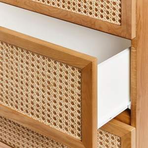 Cómoda de Ratán a Precio Directo para Guardería, Muebles Infantiles, Armario de Ratán para Habitación Infantil, Económico, Alta Calidad, Gran Venta, Superventas - Product Image 2