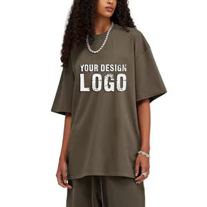 Custom Logo <b>Women</b> Plus Size Oversize T-<b>Shirts</b> <b>Loose</b> Fit Crew Neck Short Sleeve Tops Summer Casual Blouse 100% Cotton - Product Image 6
