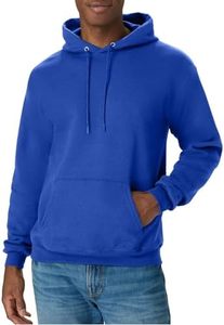เสื้อสเวตเชิ้ตมีฮู้ดสีน้ำเงินรอยัลสำหรับผู้ชาย ทรงปกติ ผ้าฝ้ายฟลีซ สวมใส่สบาย มีกระเป๋าหน้า เหมาะสำหรับใส่ในฤดูใบไม้ร่วง - Product Image 6