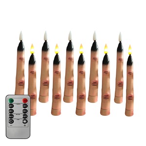TOOWIN Halloween Scary Finger Candles, Haunted House Indoor Spooky Realistic Wax Atmosphere Decoration Props - Product Image 2