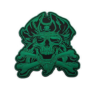 Patchs en silicone 3D de haute qualité avec étiquette tissée Velcro, logo en relief, patch en caoutchouc PVC pour vêtements de mode, style imprimé - Product Image 1