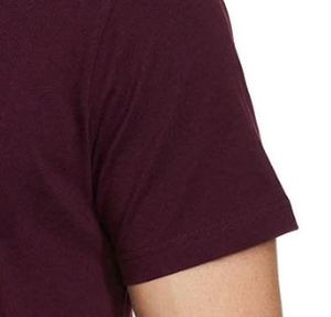 T-shirt à manches courtes pour homme, col rond, couleur unie, coupe classique, 100% coton jersey, vêtements décontractés - Product Image 4