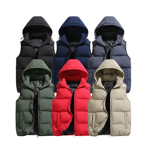 Youth Fashion Puffer Vest Unisex Bright Color Sleeveless <b>Padded</b> Jacket Trendy Quilted Gilet Warm Body Warmer for Teenagers - Product Image 1