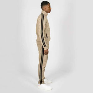 Chándal Deportivo de Forro Polar de Poliéster Transpirable de Manga Larga Unisex Informal de Invierno 380 con Doble Raya y Logotipo Personalizado de Alta Calidad al por Mayor 2026 - Product Image 1