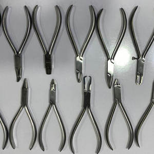 Uncoated Stainless Steel Manual Medical Dental Instrument Set Orthodontic Pliers with Ergonomic Grip by Dentavex - Product Image 5