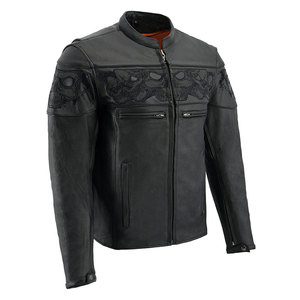Wholesale PU <b>Leather</b> Zipper <b>Jacket</b> <b>Men</b> Spring Autumn Coat <b>Men's</b> Fashion <b>Jacket</b> Stand Collar Slim Casual Tops <b>Jacket</b> - Product Image 1